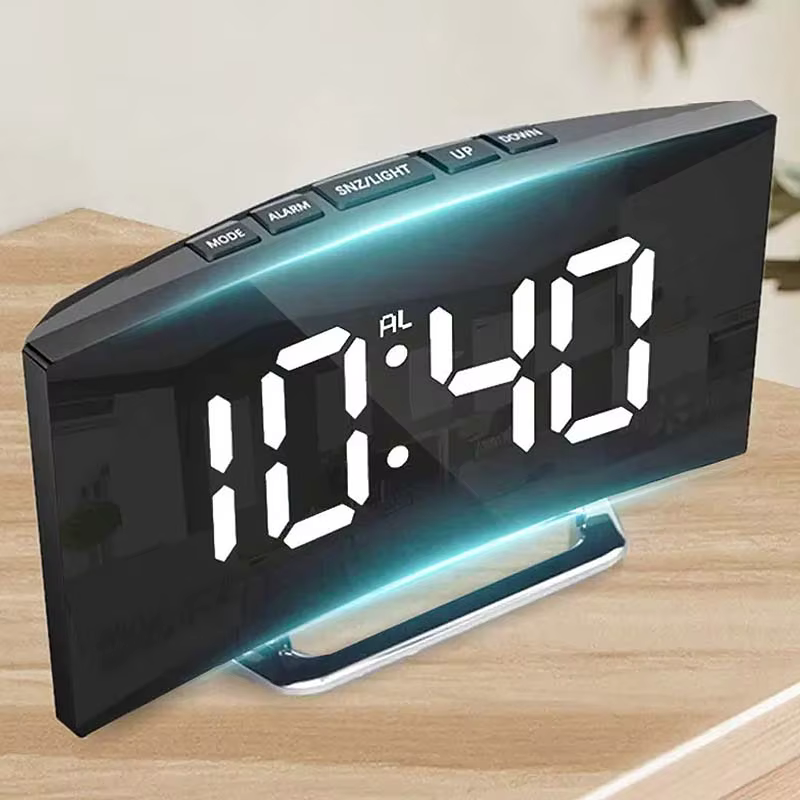 Horloge LED Miroir