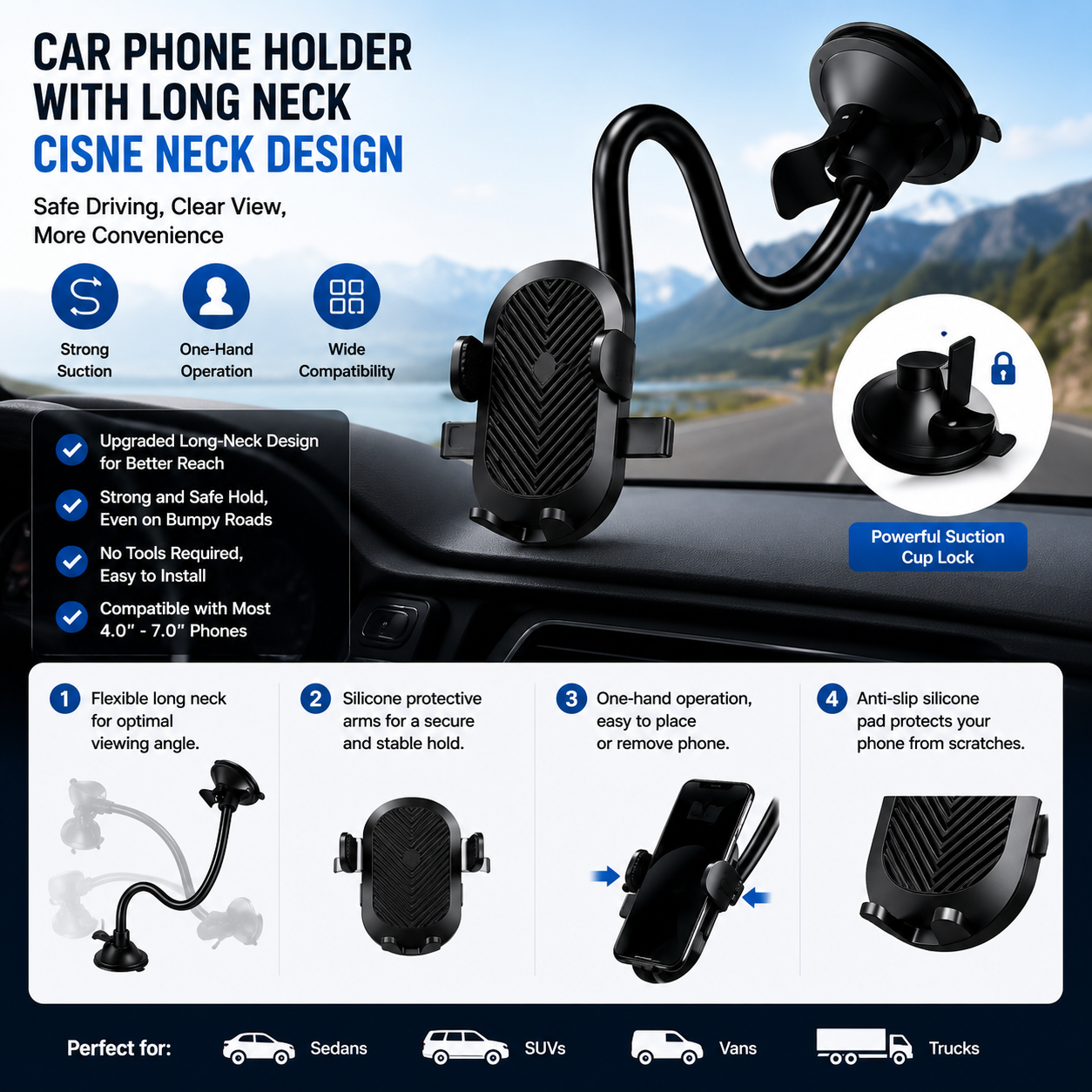 Support téléphone voiture