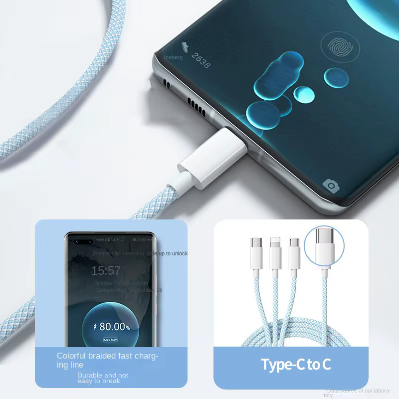 Câble 3-en-1 multi charge